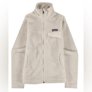 Patagonia | Full-Zip Re-Tool Fleece Jacket 25475 in White Chocolate Beige Sz XS